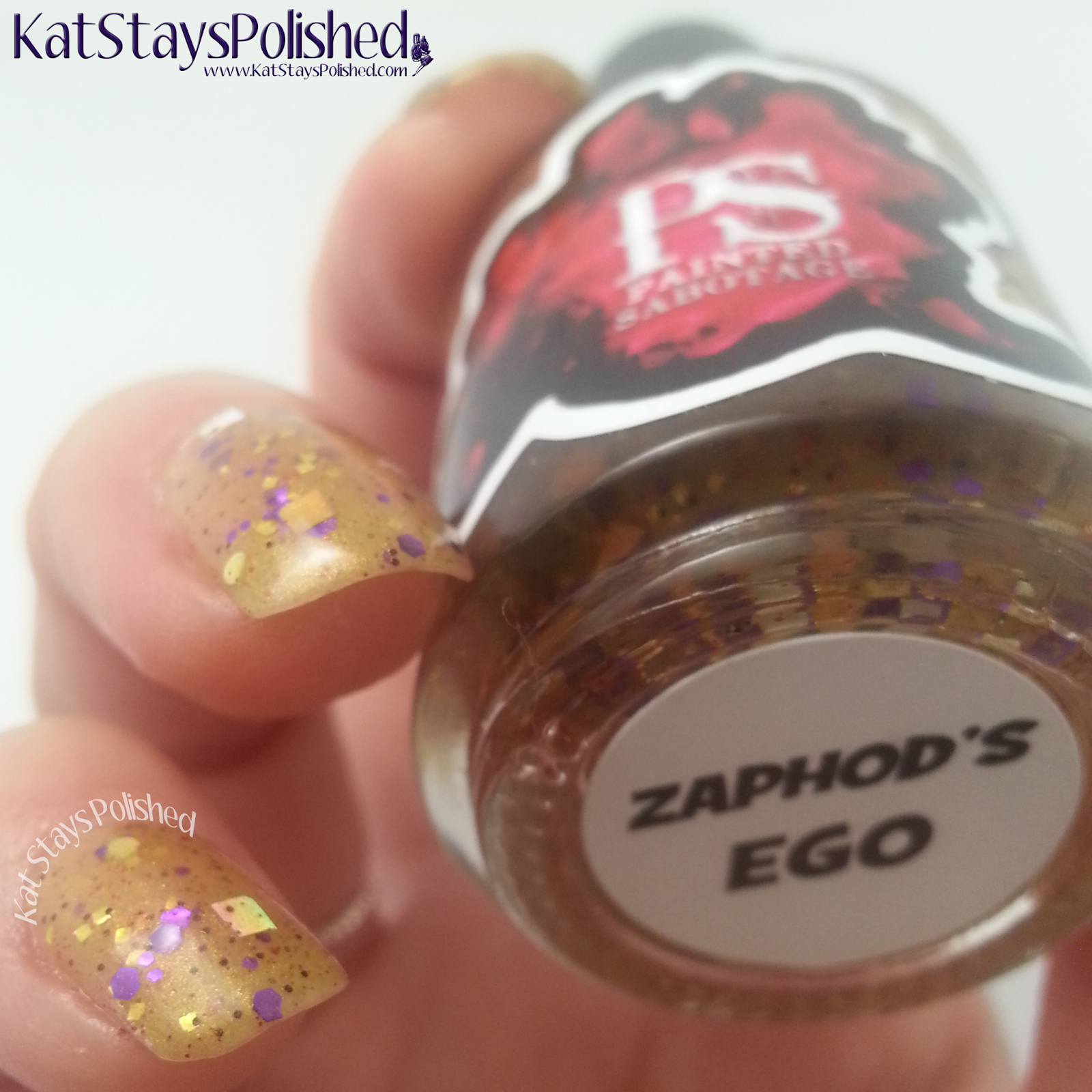 Painted Sabotage - Zaphod's Ego | Kat Stays Polished