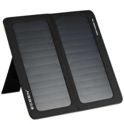 ECEEN® 13W Solar Charger Foldable Portable Solar Panel With Dual USB Output Charge for Iphones, Smartphones, Tablets, GPS Units, Bluetooth Speakers, Gopro Cameras, And other 5V USB-Charged Devices