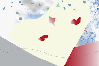 Pauline van de Ven: 'Right eye flight (left)' Digital painting, vector raster