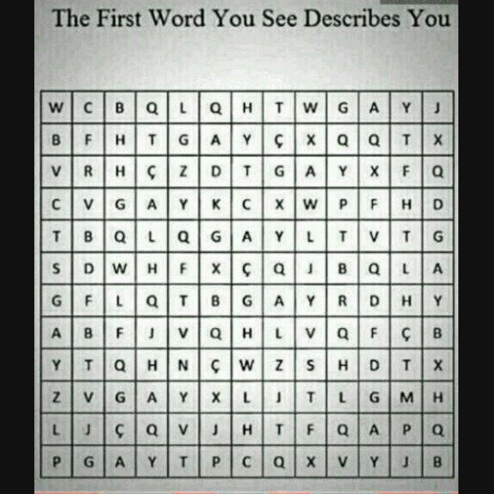 word that describes me