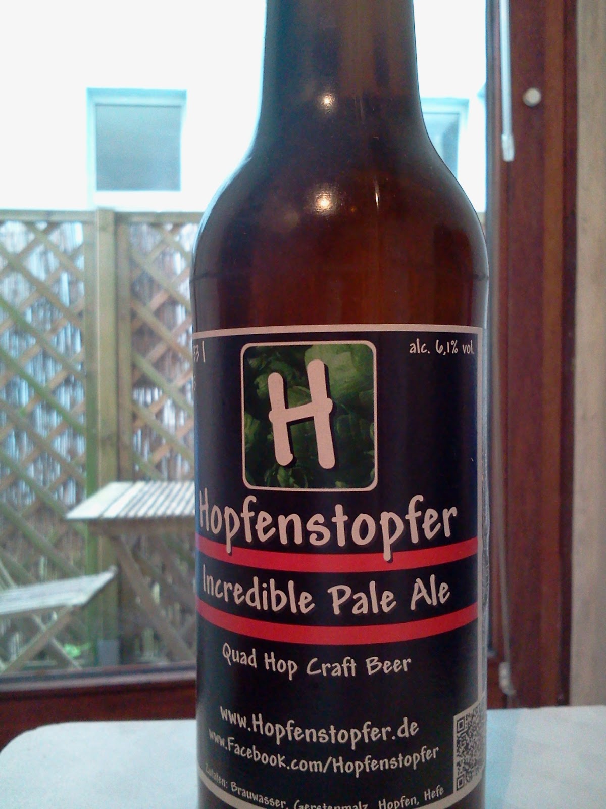Hopfenstopfer Incredible Pale Ale Average Guy's Guide to Beer
