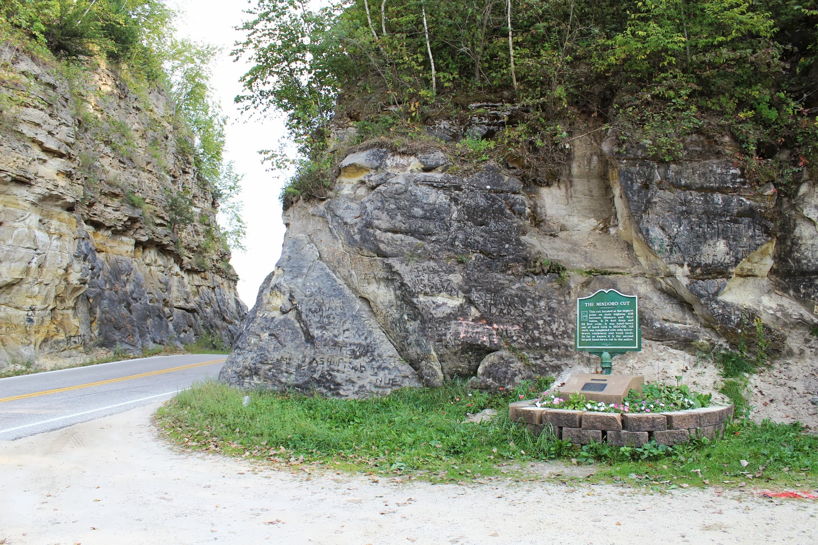 Wisconsin Historical Markers WRL79 The Mindoro Cut