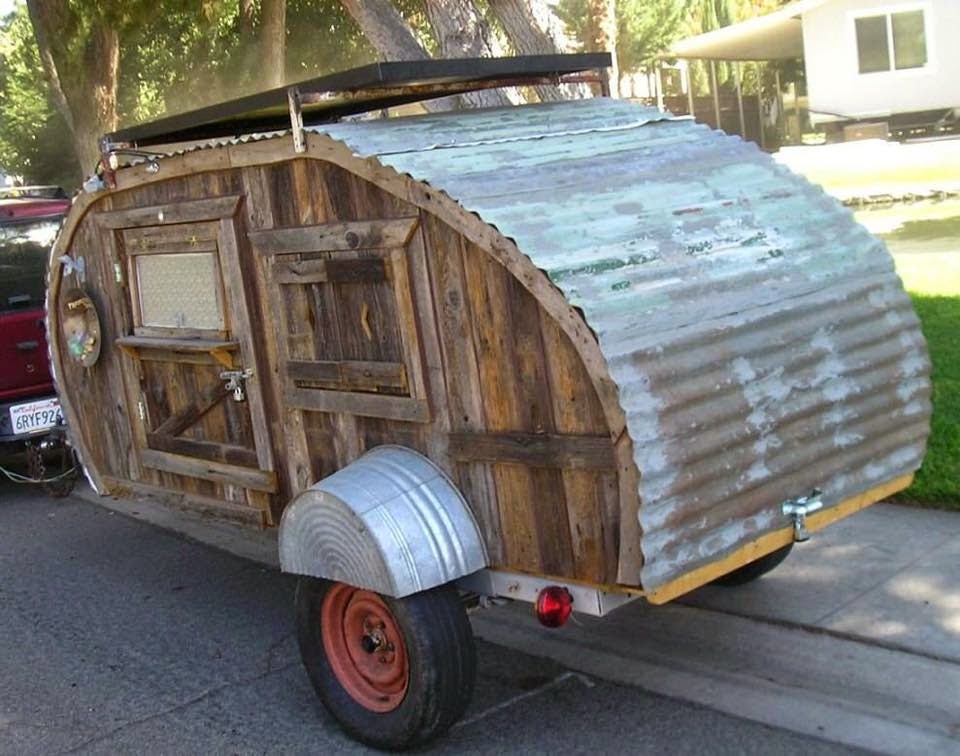 Just A Car Guy 2 different tin trailers that look like hell, but have