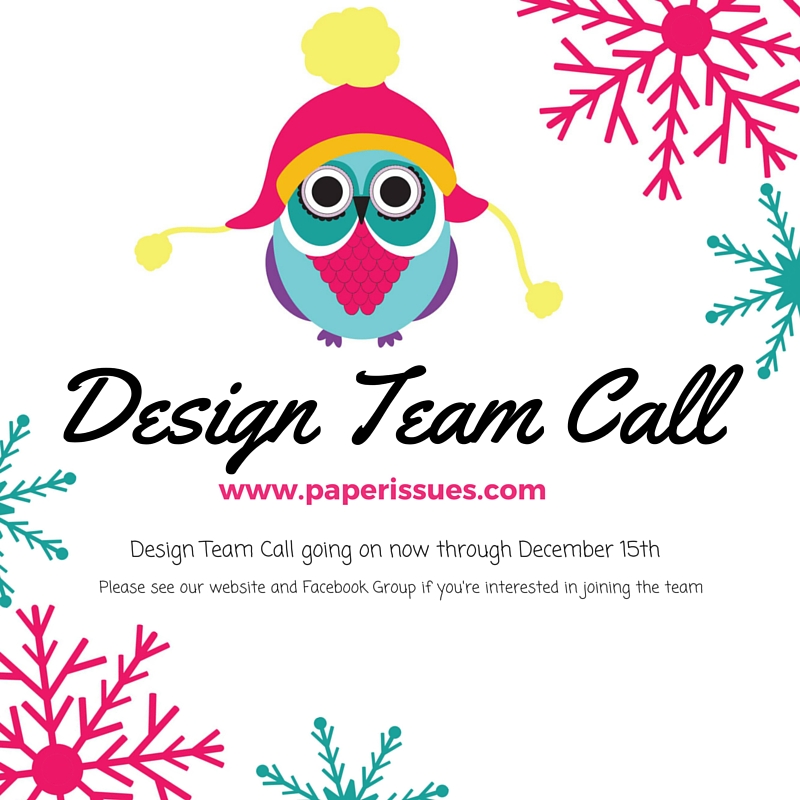 Paper Issues Paper Issues Design Team Call!
