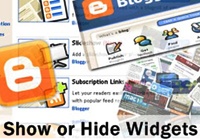 How To Show or Hide Blogger Blog Widgets On Specific Pages How To Show or Hide Blogger Blog Widgets On Specific Pages