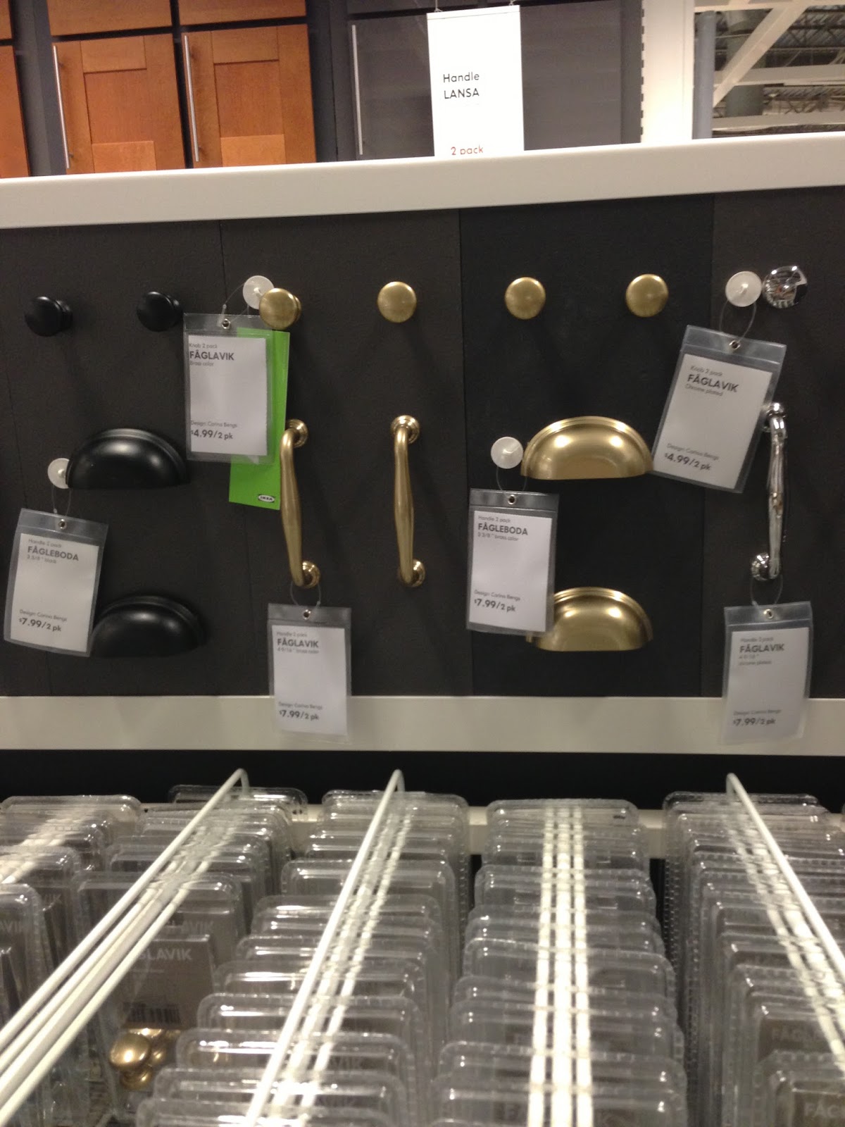 design dump brass hardware at ikea + other goodies