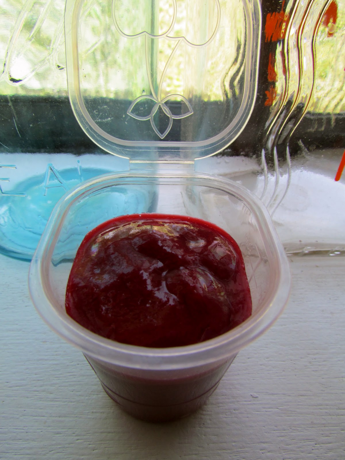 Little Chloe Cooks Banana And Raspberry Baby Food