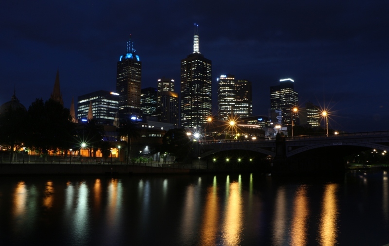 Melbourne by night