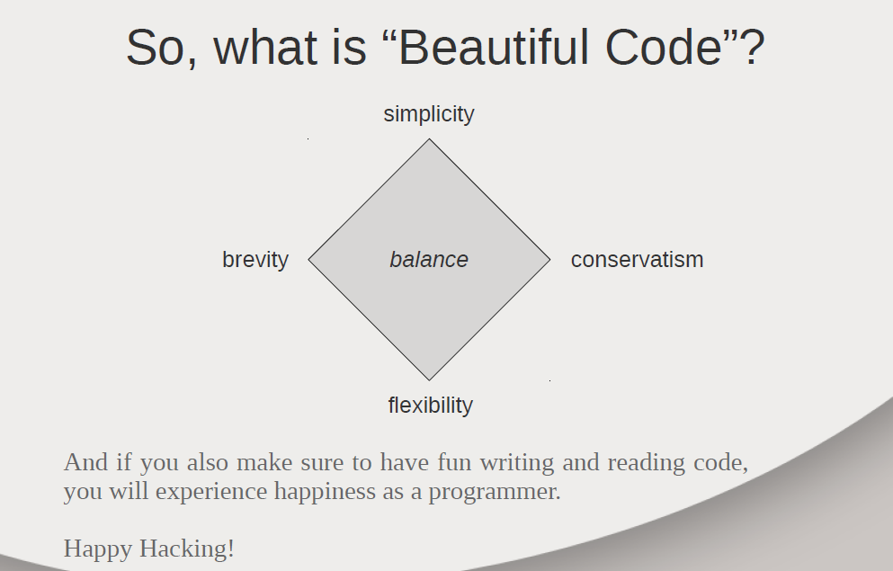 Software architecture, design and coding: Clean code
