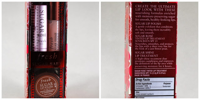 Fresh Sugar Baby Lip Set, Fresh Sugar Lip Polish, Fresh Sugar Rose, Fresh Sugar Shine, Fresh Review