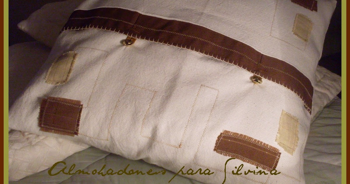 Tus Manos y las Mias: ALMOHADONES PARA SILVINA