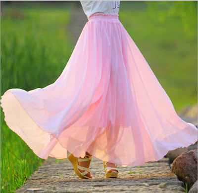 Model Rok Payung Sifon Cantik Model Rok Payung Sifon Cantik