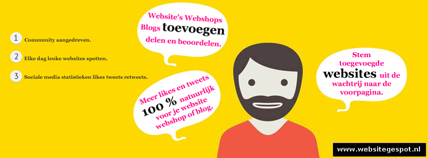 Website Gespot ? Websitegespot.nl is een social bookmarking startpagina
