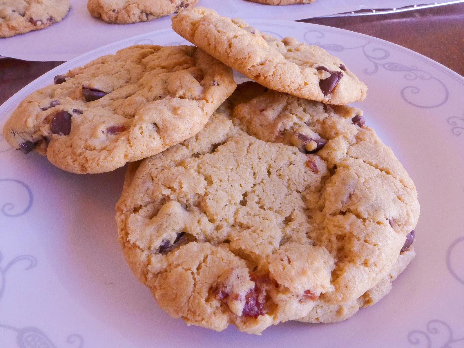 Dimples & Delights Bacon Chocolate Chip Cookies