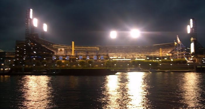 night ride, pittsburgh's PNC Park, pirates game