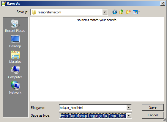 save html - reza pratama save html - reza pratama
