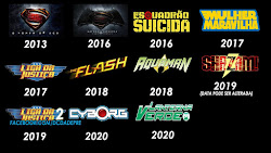Calendário de filmes DC