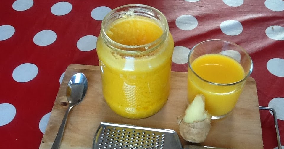 The Feverish Feltist Yummy home remedy Ginger Root Orange Juice