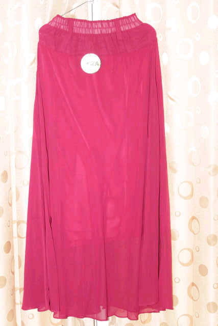 Model Rok Sifon Polos Wanita Warna Pink Model Rok Sifon Polos Wanita Warna Pink