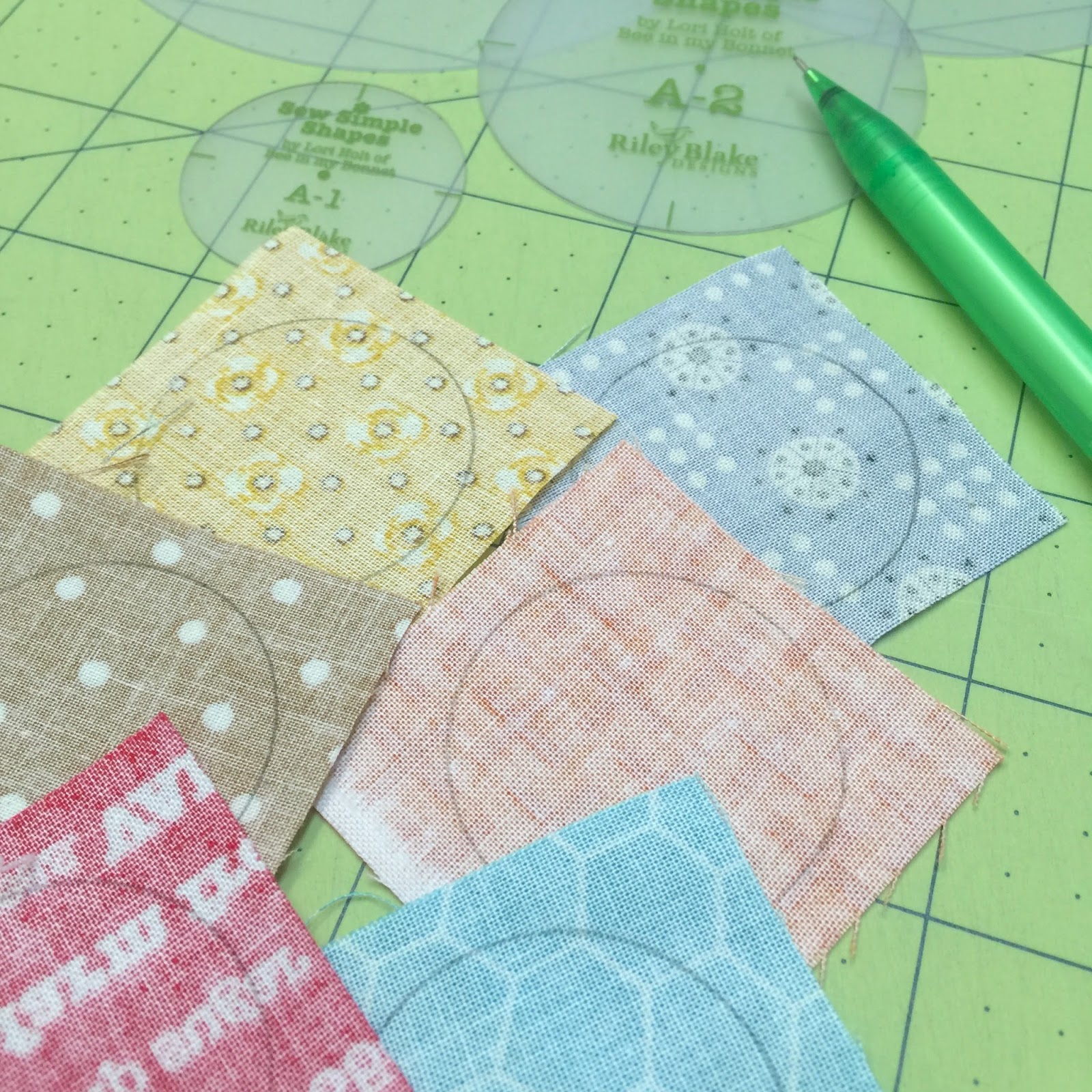 Sew Simple Shapes Easy Patchwork Circles! Bee In My Bloglovin’