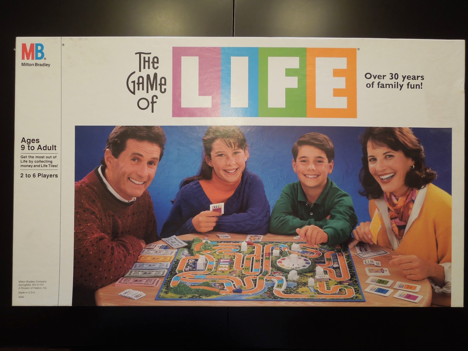 The Game of Life Board game Instructions rules Milton Bradley 1991