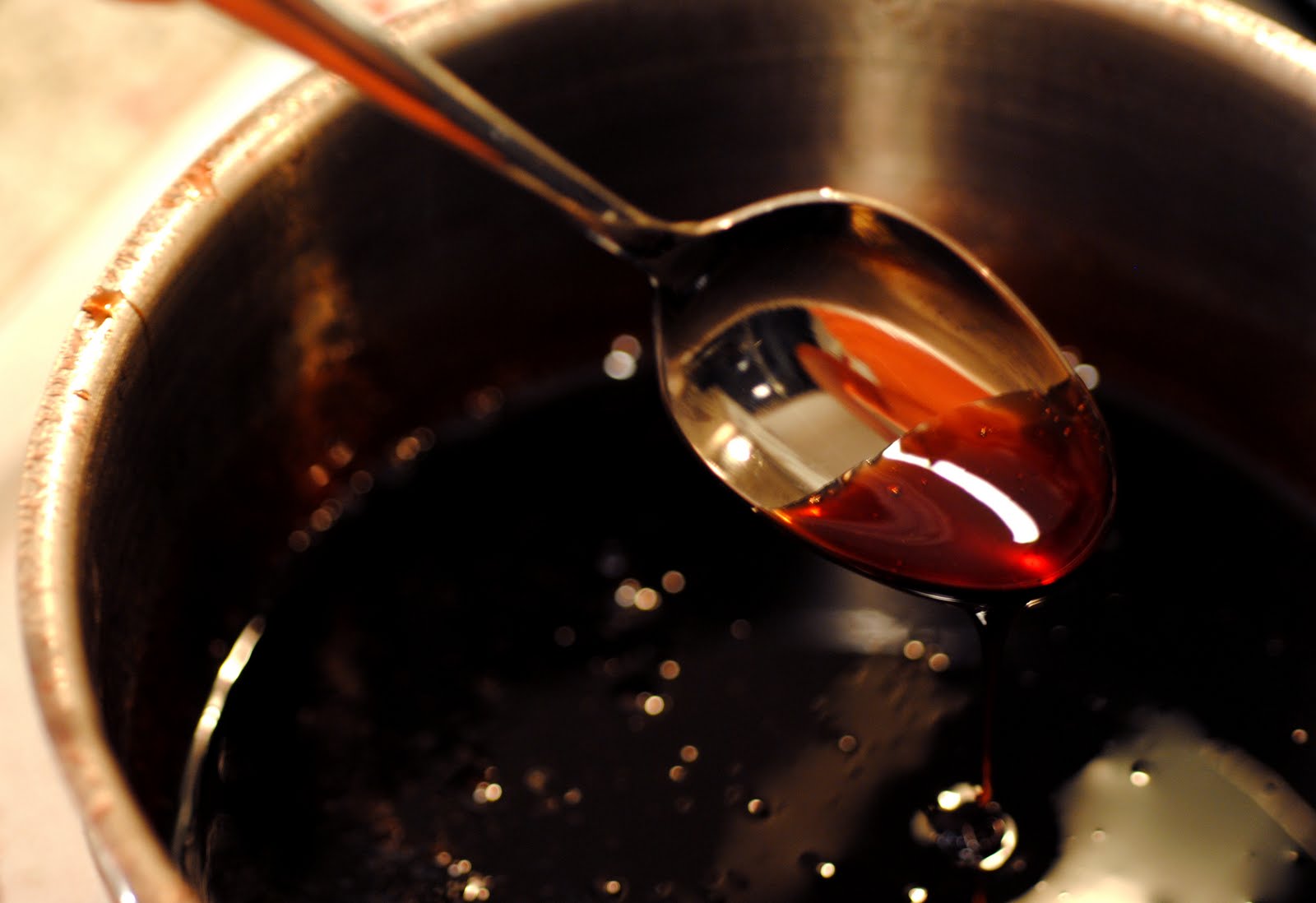 The Backyard Bartender Recipe for Homemade Pomegranate Molasses.