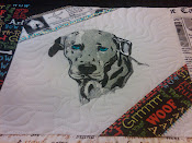 QFC Dog Quilt #4 - up close