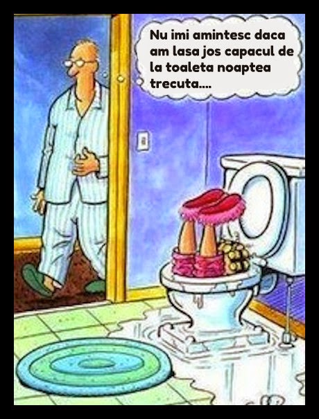 A scapat sotia in Wc / Caricaturi funny A scapat sotia in Wc / Caricaturi funny