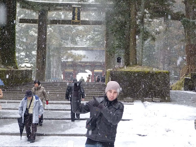 Nevando en Japón