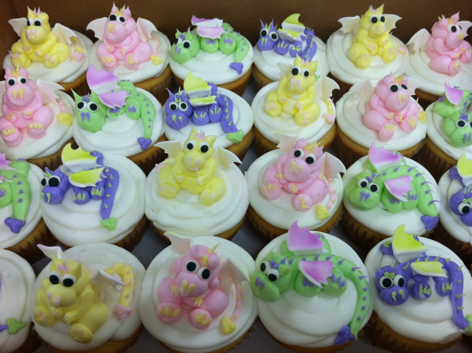 Butter Obsessed Baker Baking Project 1 Baby Dragon Cupcakes