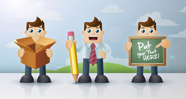 Free Business Man Vector Characters