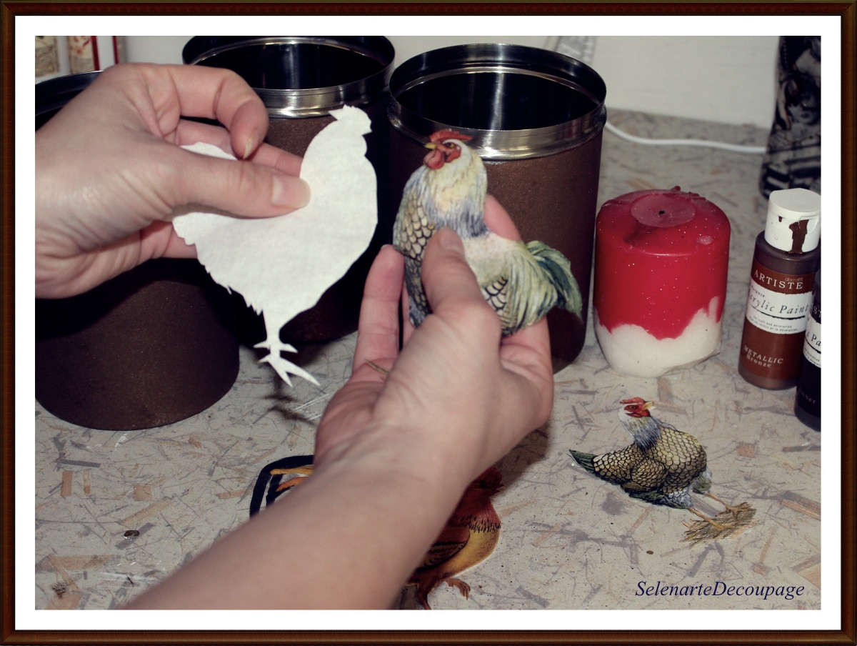 Selenarte Passion For Decoupage DIY Decoupage On Metal And Shabby