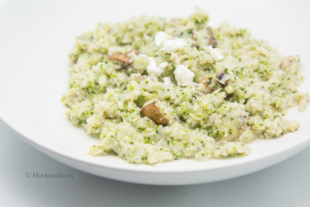 Hovkonditorn Broccoli Cauliflower Chèvre Risotto