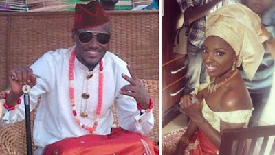 Tuface Idibia and Anne Macaulay traditional wedding