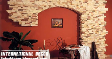 Interior Home Decors Interior Stone Wall Tiles Designs