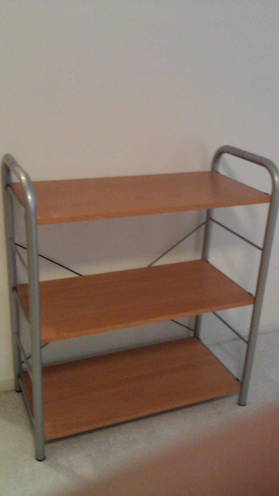 Misc For Sale in Lisle, IL IKEA 3 Shelves Wood/Metal multipurpose