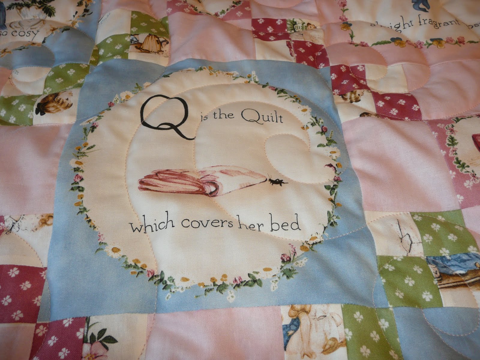 Acorn Ridge Quilting Peggy's A is for Annabelle Quilt