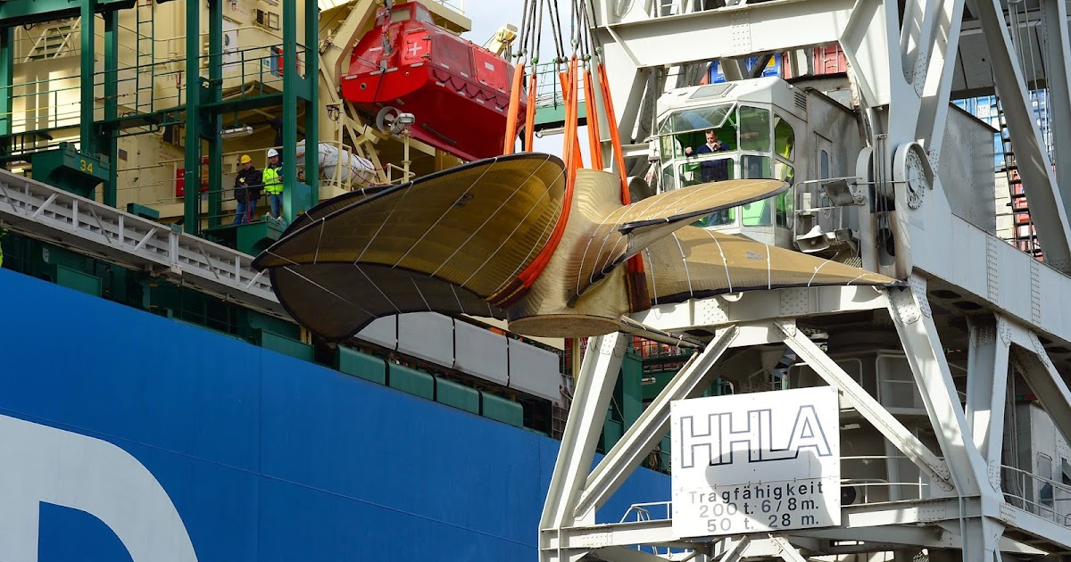Saravanan's Blog World’s Largest Ship Propeller begins its journey to