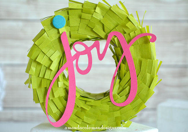 These DIY Mini Wreath Piñatas are perfect for parties, gifts, or home décor!