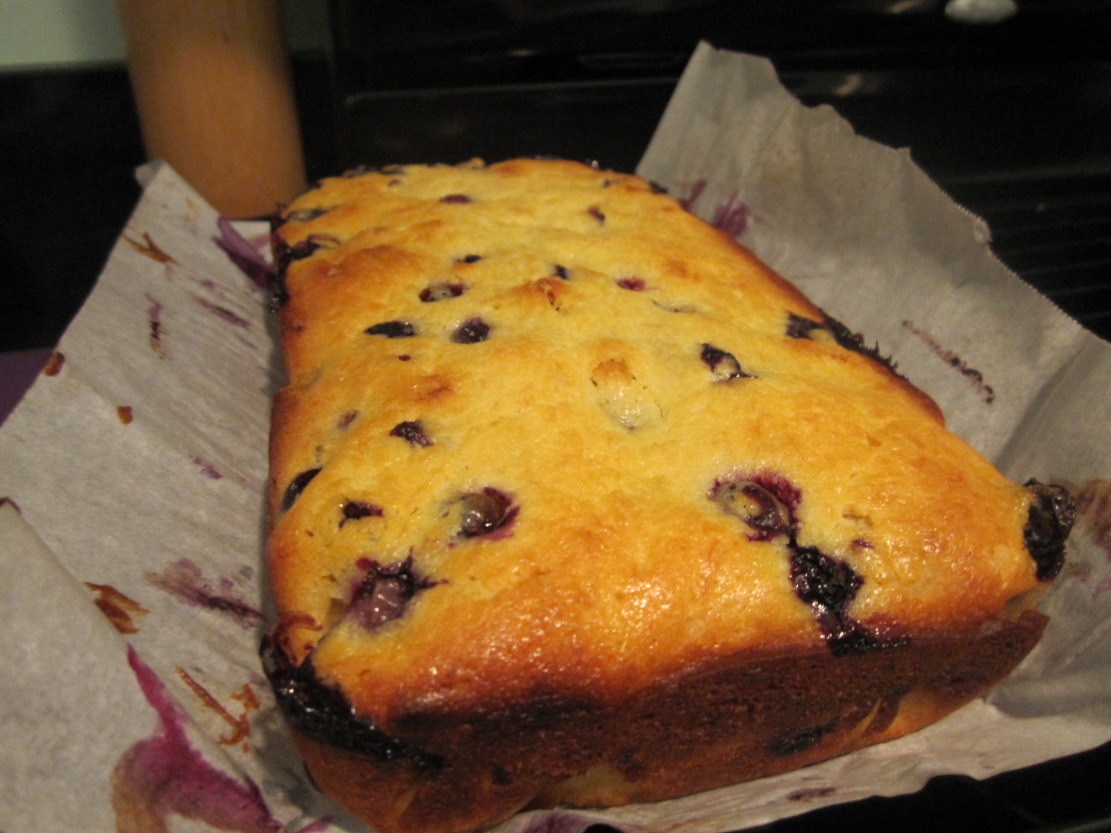 Sophie in the Kitchen Blueberry Banana Cake