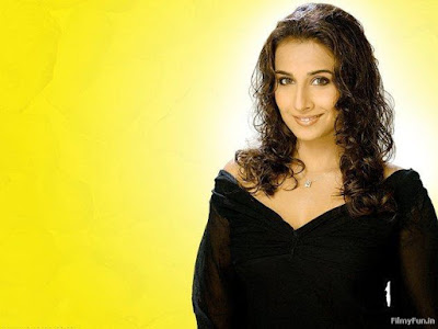 Click on the Image for Larger View Vidya Balan in black