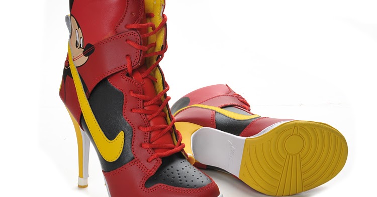 mickey mouse high heel shoes