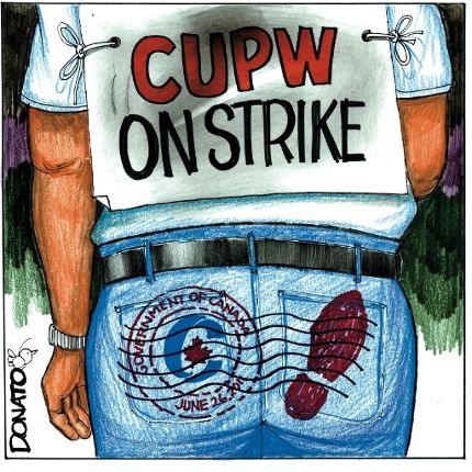 Canada+post+strike+toronto+june+28