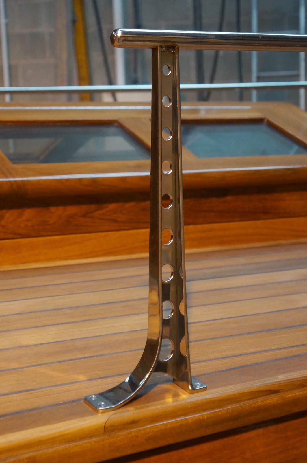 Australian Boat Restoration Bow Handrails