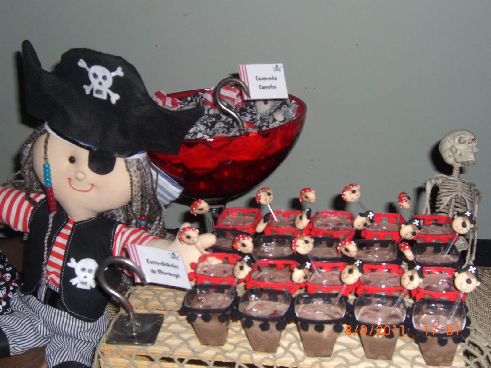 Mães e Festeiras Festa Pirata Comidas