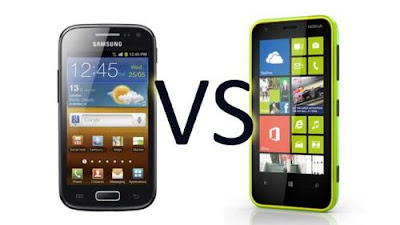 Nokia Lumia 620 vs Samsung Galaxy Ace 2 Nokia Lumia 620 vs Samsung Galaxy Ace 2