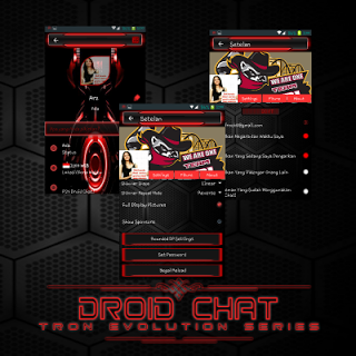 Droid Chat! V6.8.10 Tron Evolution Series (Red Theme) Apk