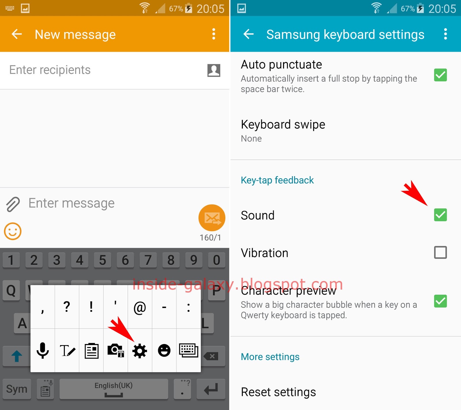Inside Galaxy Samsung Galaxy S5 How to Enable or Disable Key Tap