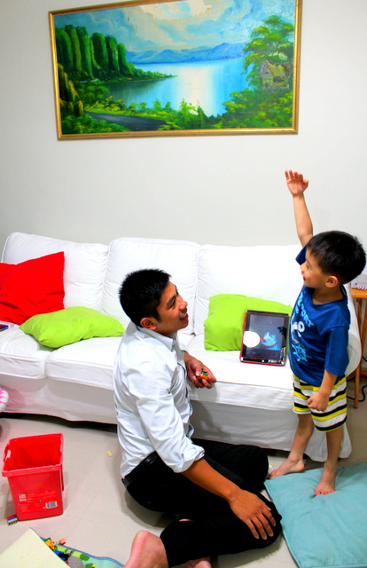 father and son