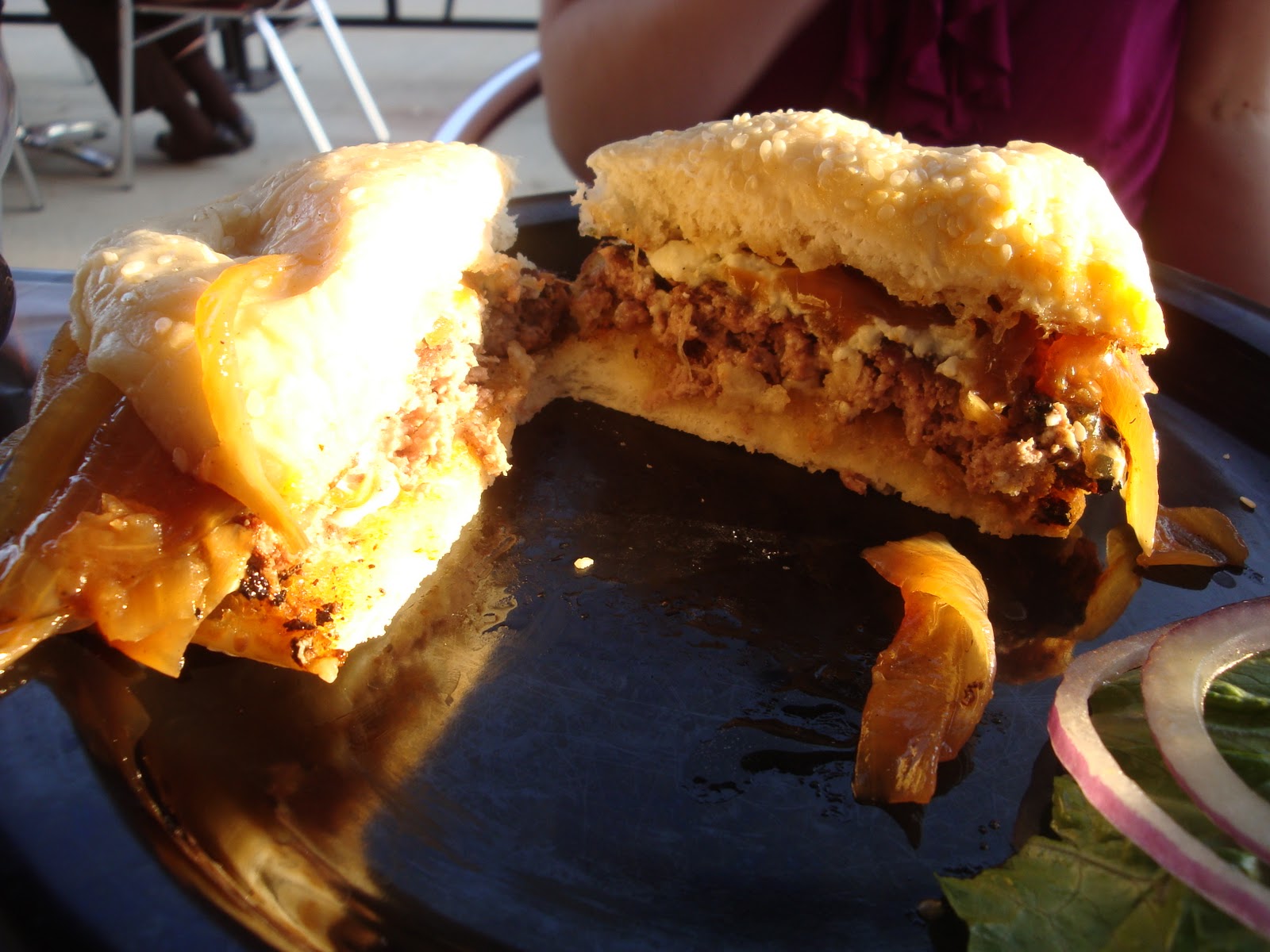 The Girl with the Camo Heels Zombie Burger A Must Try!